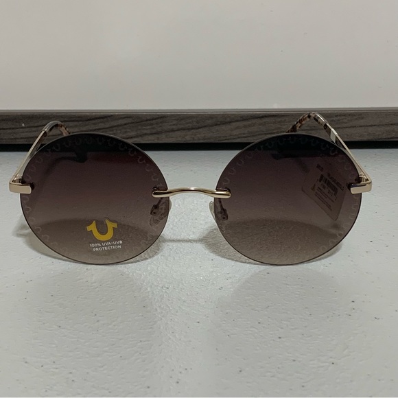 True Religion Rimless Round-Shaped Sunglasses-NWT